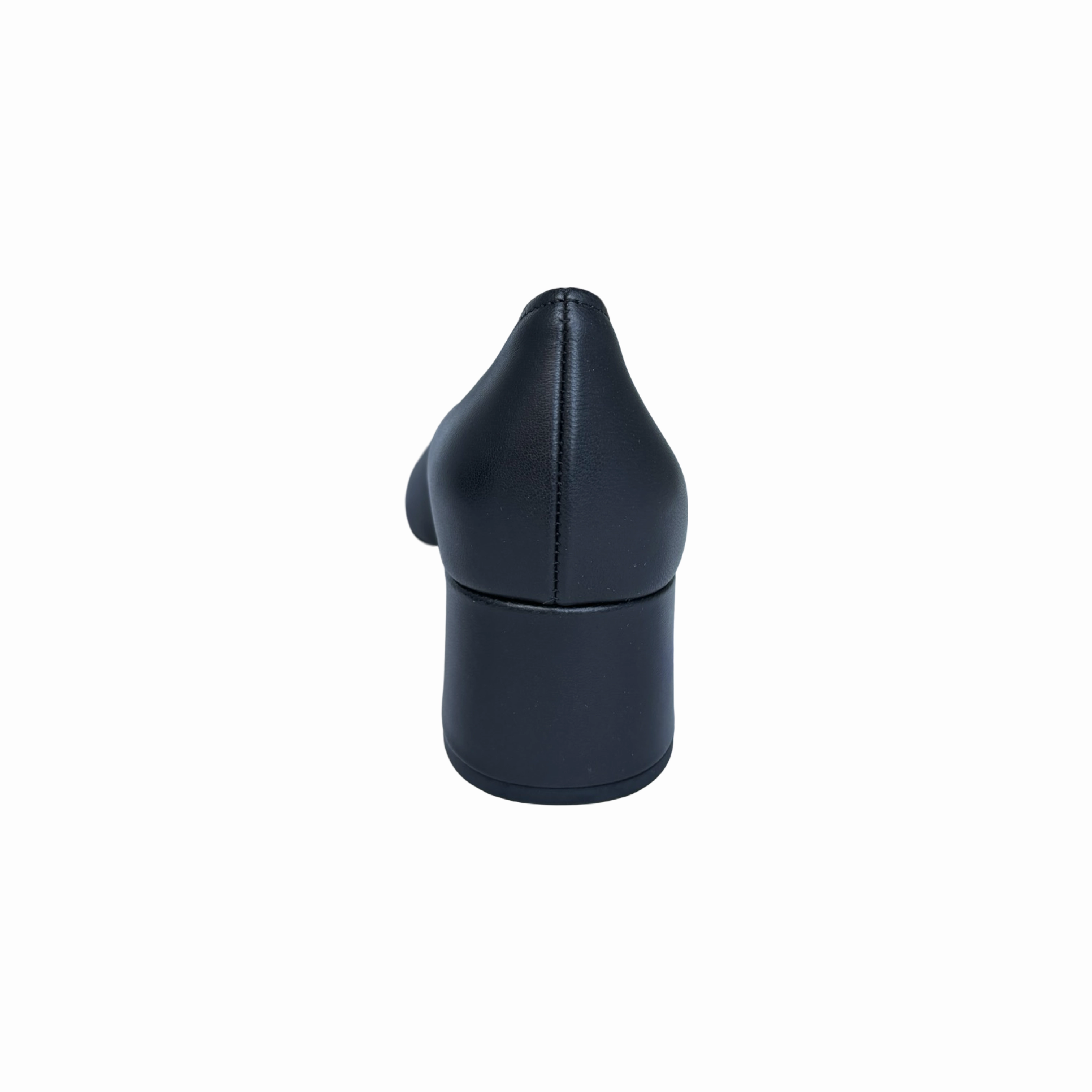 7-104500 Black Leather Pump