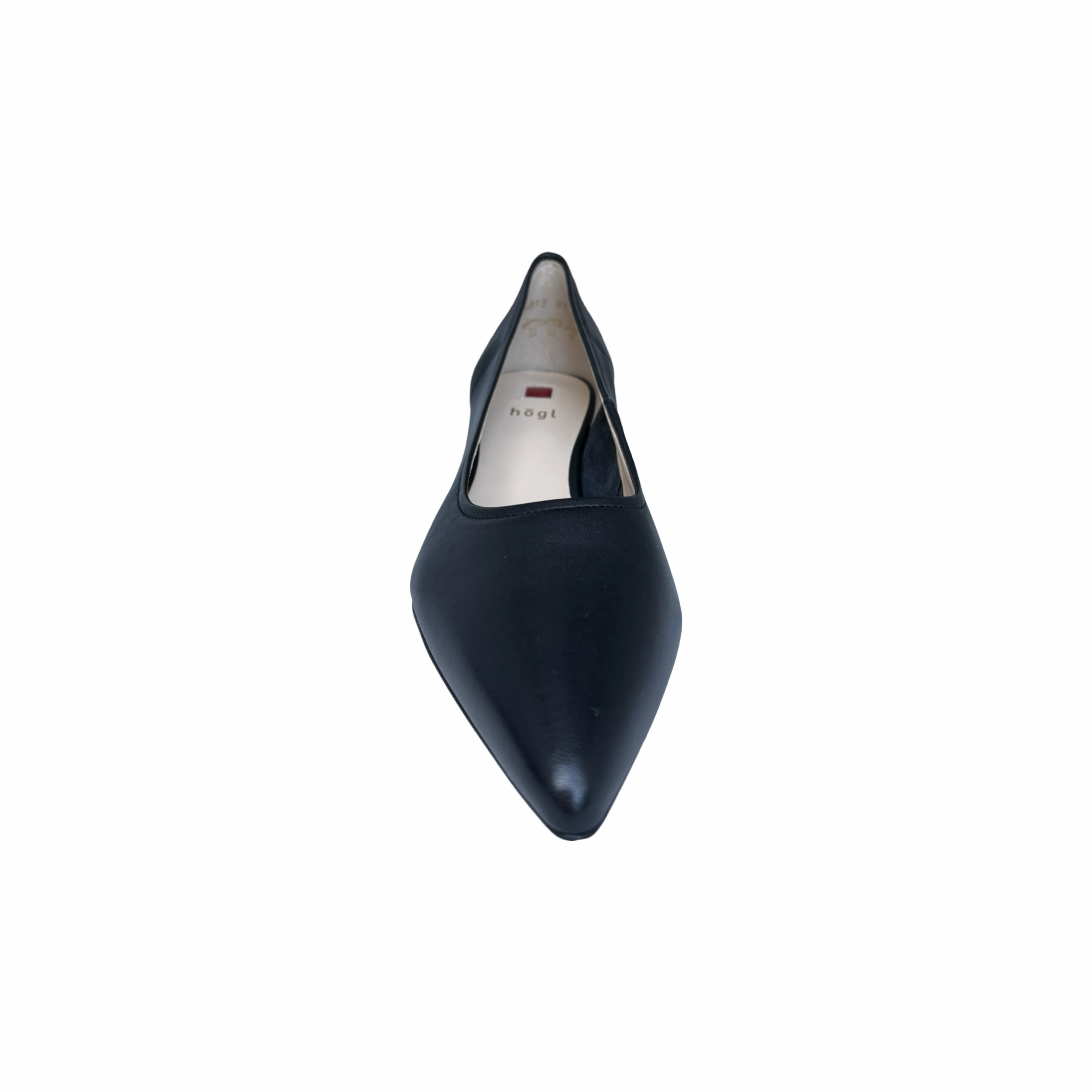 7-104500 Black Leather Pump