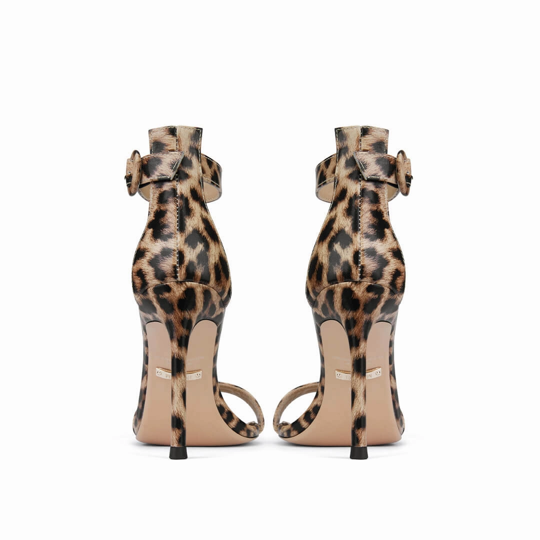 *KESIA LEOPARD - high sandal