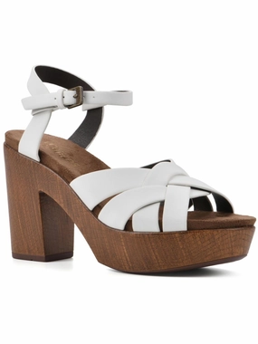 Achiever Womens Faux Leather Strappy Heels