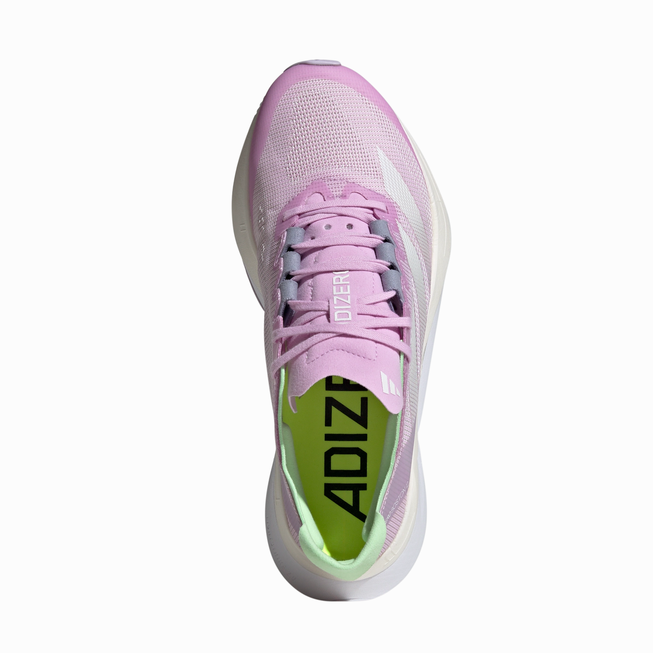 Adidas Adizero Boston 12 Women's Bliss Lilac Metalic Green Spark