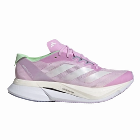 Adidas Adizero Boston 12 Women's Bliss Lilac Metalic Green Spark
