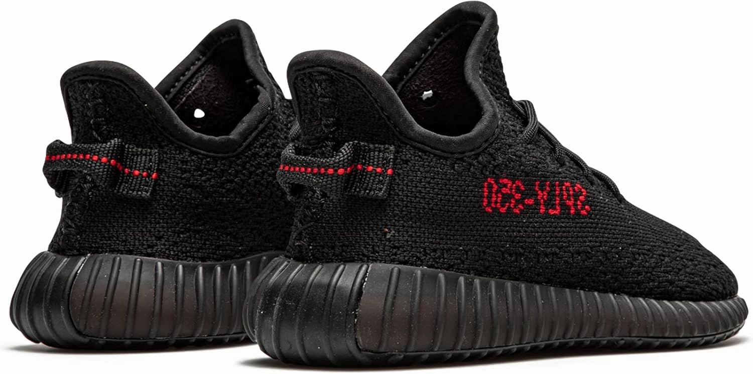 adidas Infant Boys Yeezy Boost 350 V2 Slip On Sneakers Shoes Casual - Black