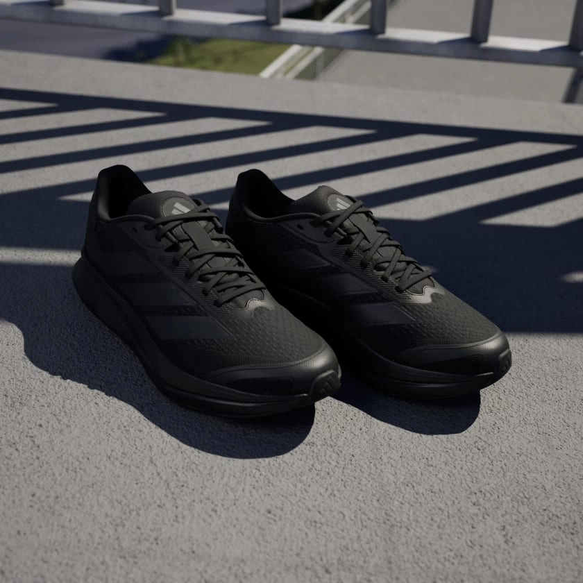 ADIDAS MEN'S DURAMO SL 2 TRIPLE BLACK RUNNING SHOES