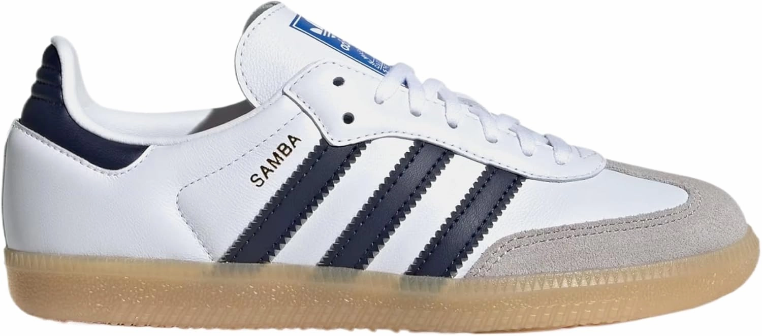 adidas Men's Ftwwht/Cblack Unisex Samba OG J FTWR whiteCore Black/GUM5 7 US