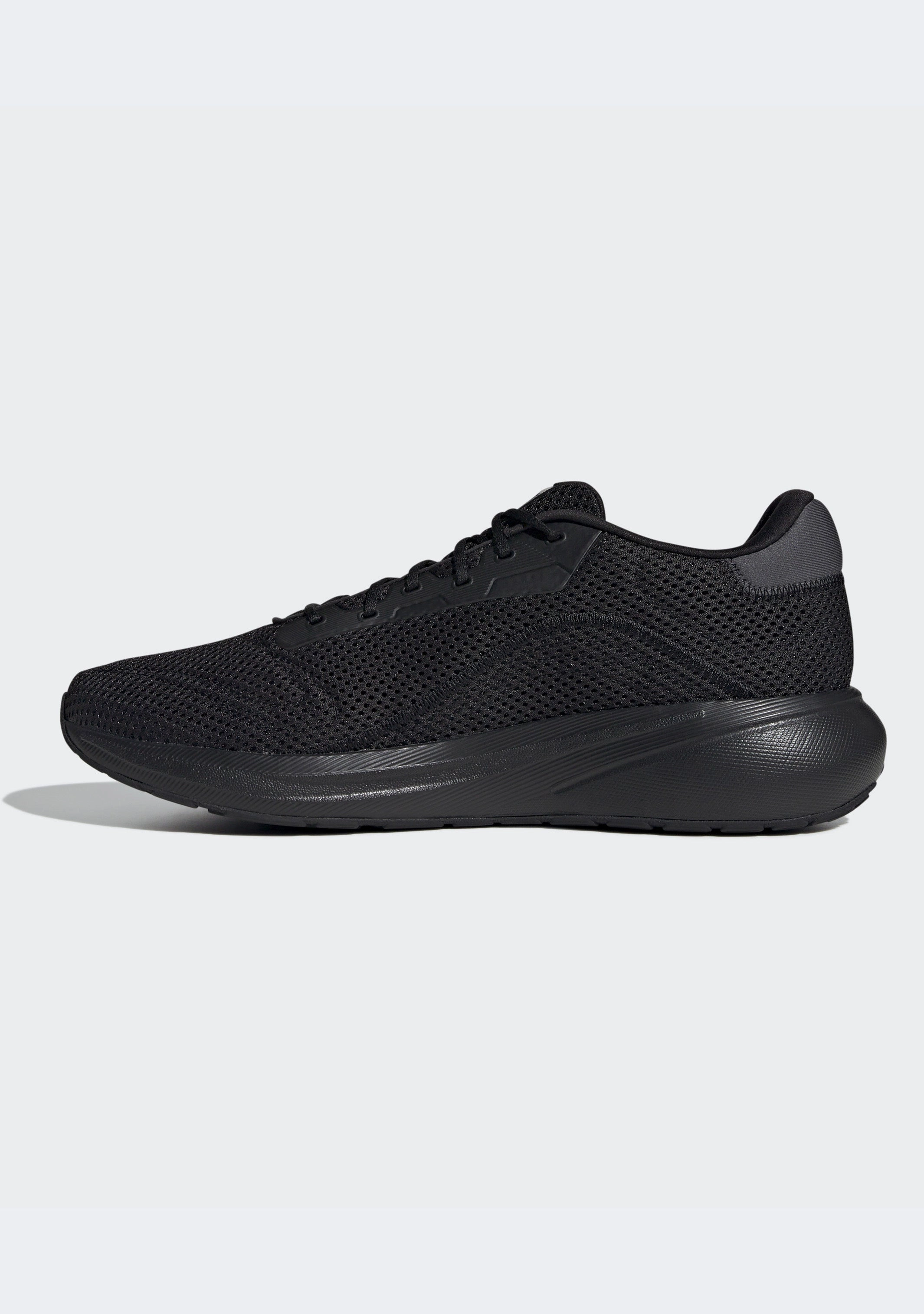 ADIDAS MEN'S RESPONSE RUN TRIPLE BLACK RUNNING SHOES