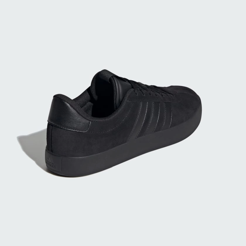 ADIDAS MEN'S VL COURT 3.0 TRIPLE BLACK SNEAKER SHOES