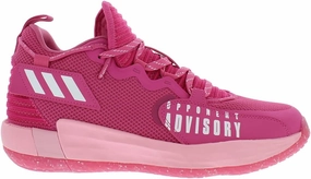 adidas Sm Dame 7 Extply Unisex Shoes Size 10, Color: Pink