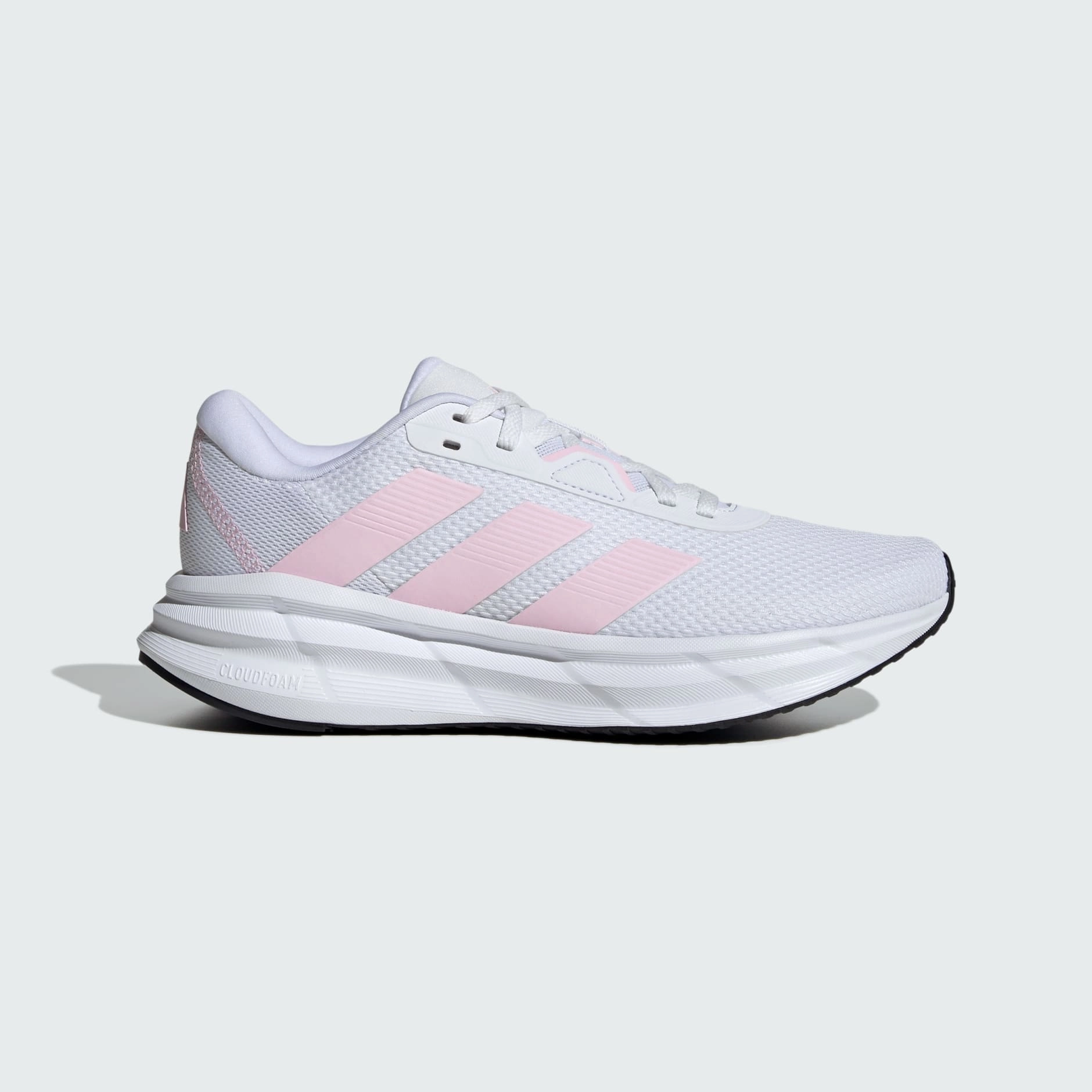 ADIDAS WOMEN'S GALAXY 7 WHITE/PINK RUNNING SHOES