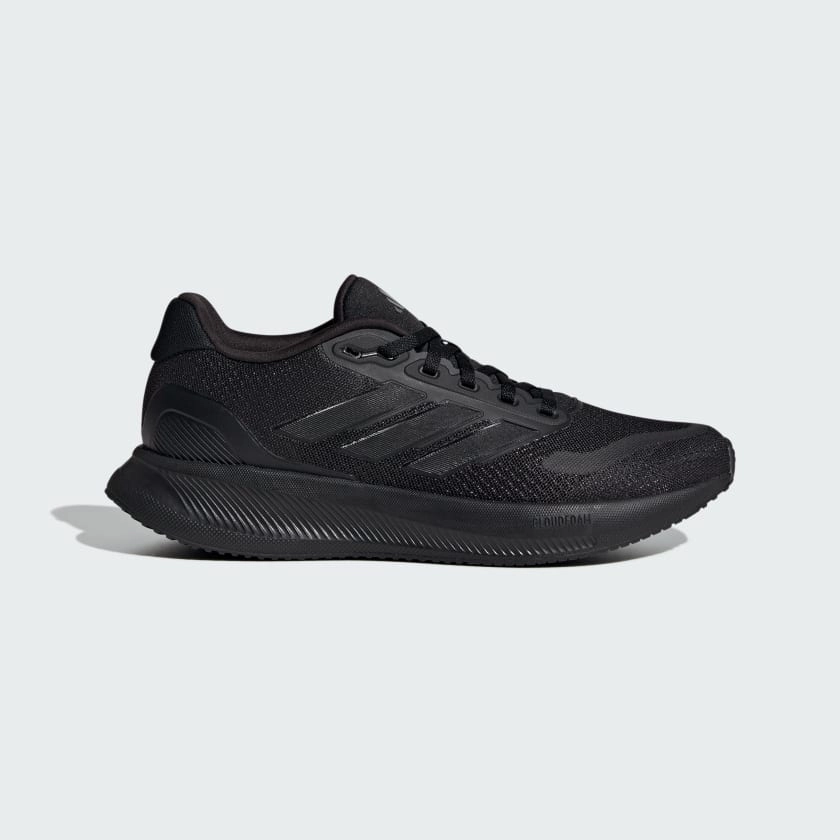 ADIDAS WOMEN'S RUNFALCON 5 TRIPLE BLACK RUNNING SHOES