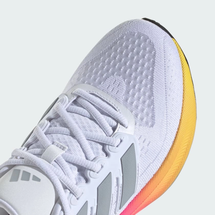 ADIDAS WOMEN'S ULTRA BOUNCE 5 WHITE/TAPE RUNNING SHOES