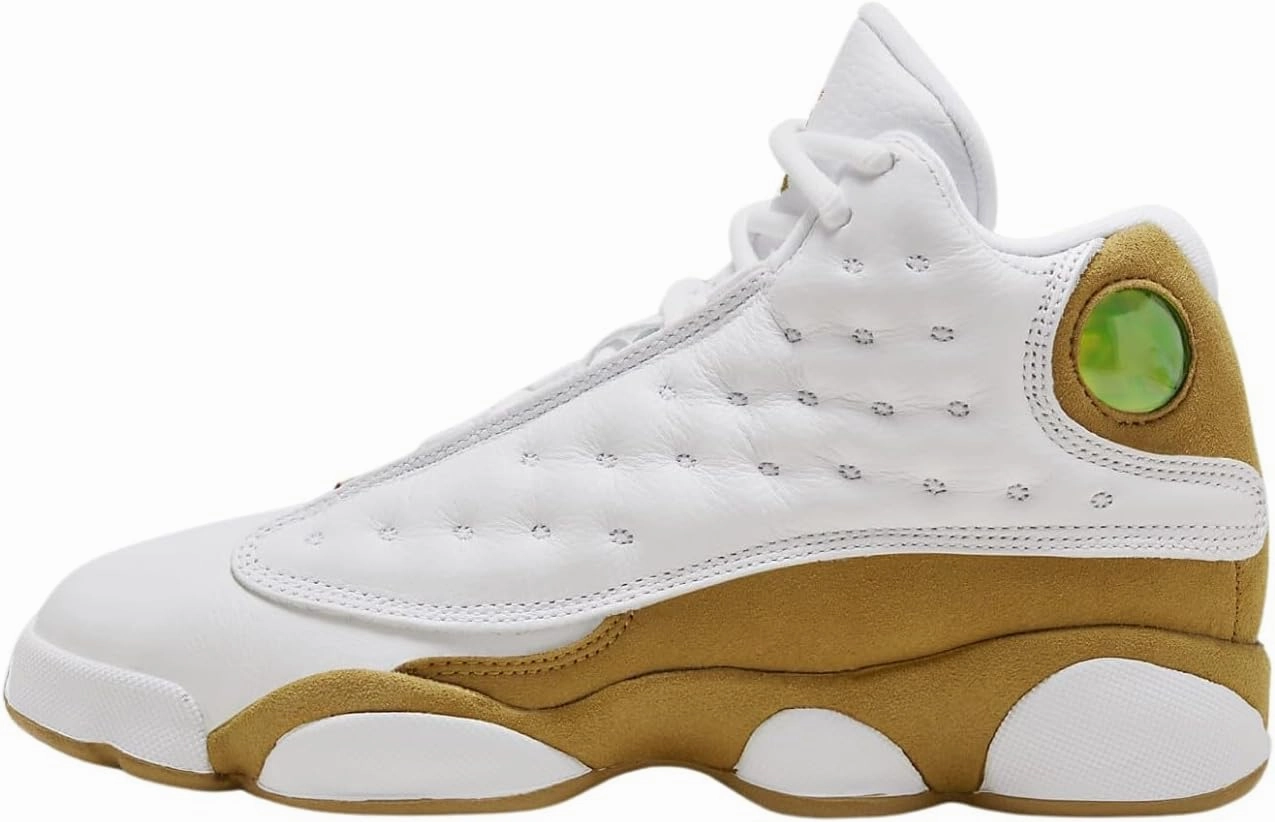 Air Jordan 13 Retro Wheat Grade School Lifestyle Shoes (White/Wheat)