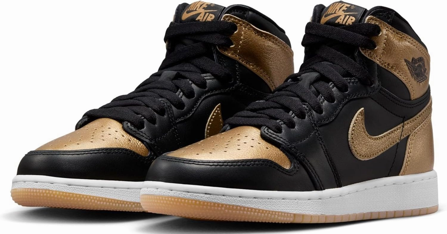 Air Jordan 1 High OG Big Kids' Shoes 'Metallic Gold' - (FD1437 071)