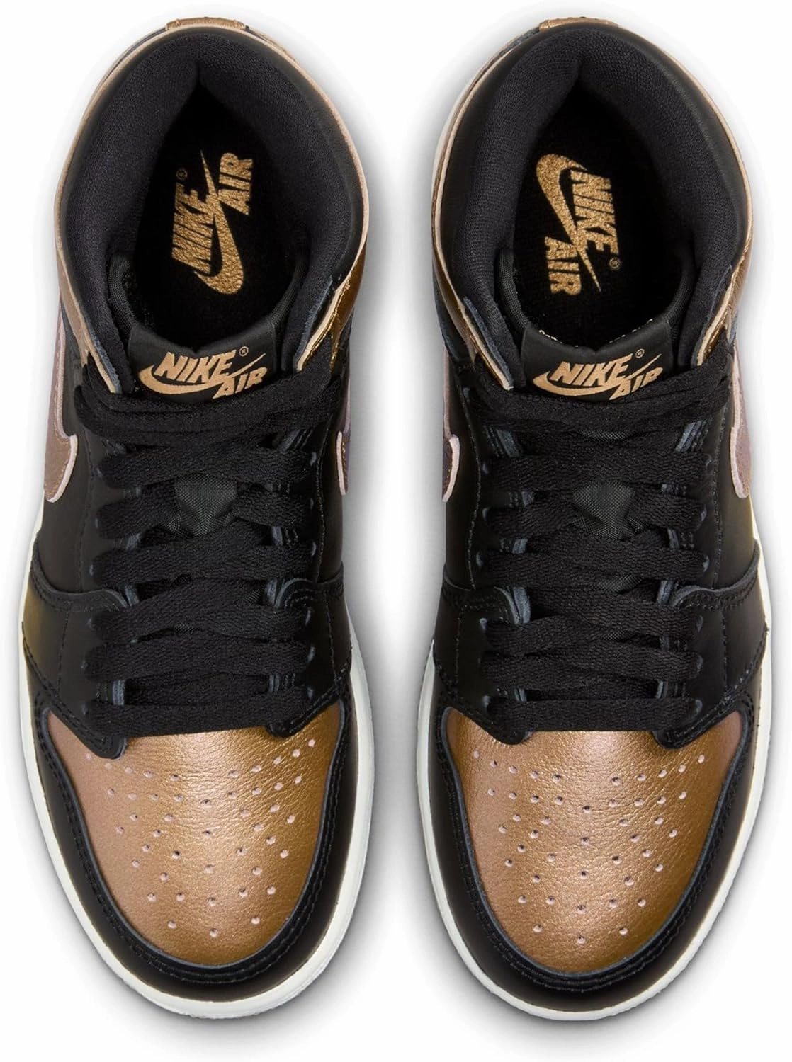 Air Jordan 1 High OG Big Kids' Shoes 'Metallic Gold' - (FD1437 071)