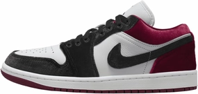 Air Jordan 1 Low SE Women's Shoes (FZ3242-001, Black/White/Team Red/Black) Size 10
