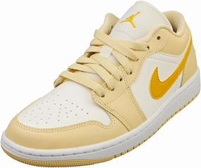 Air Jordan 1 Low Women's Shoes (DC0774-170, Sail/Pale Vanilla/White/Yellow Ochre) Size 6.5