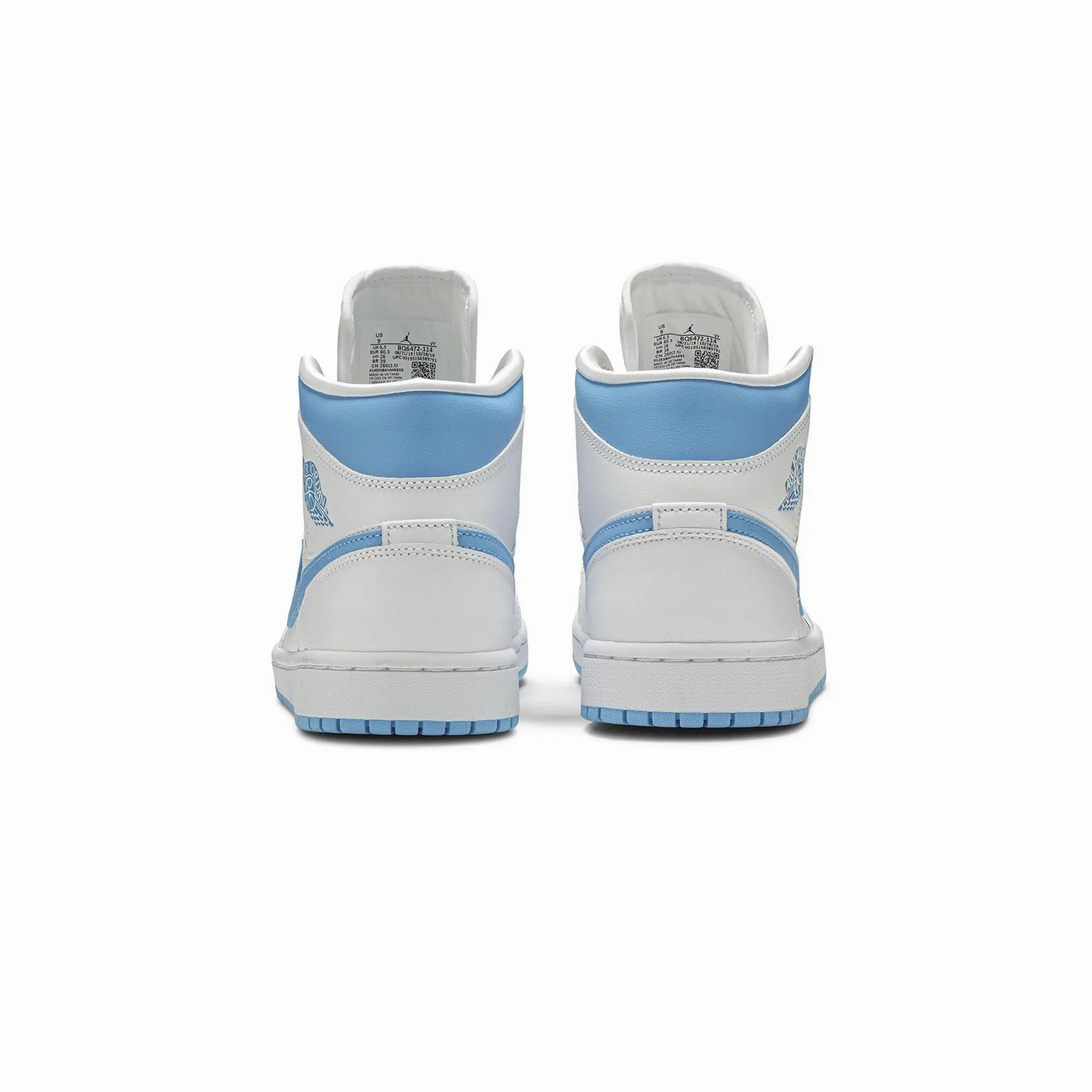 Air Jordan 1 Mid 'UNC' Women's (2020)