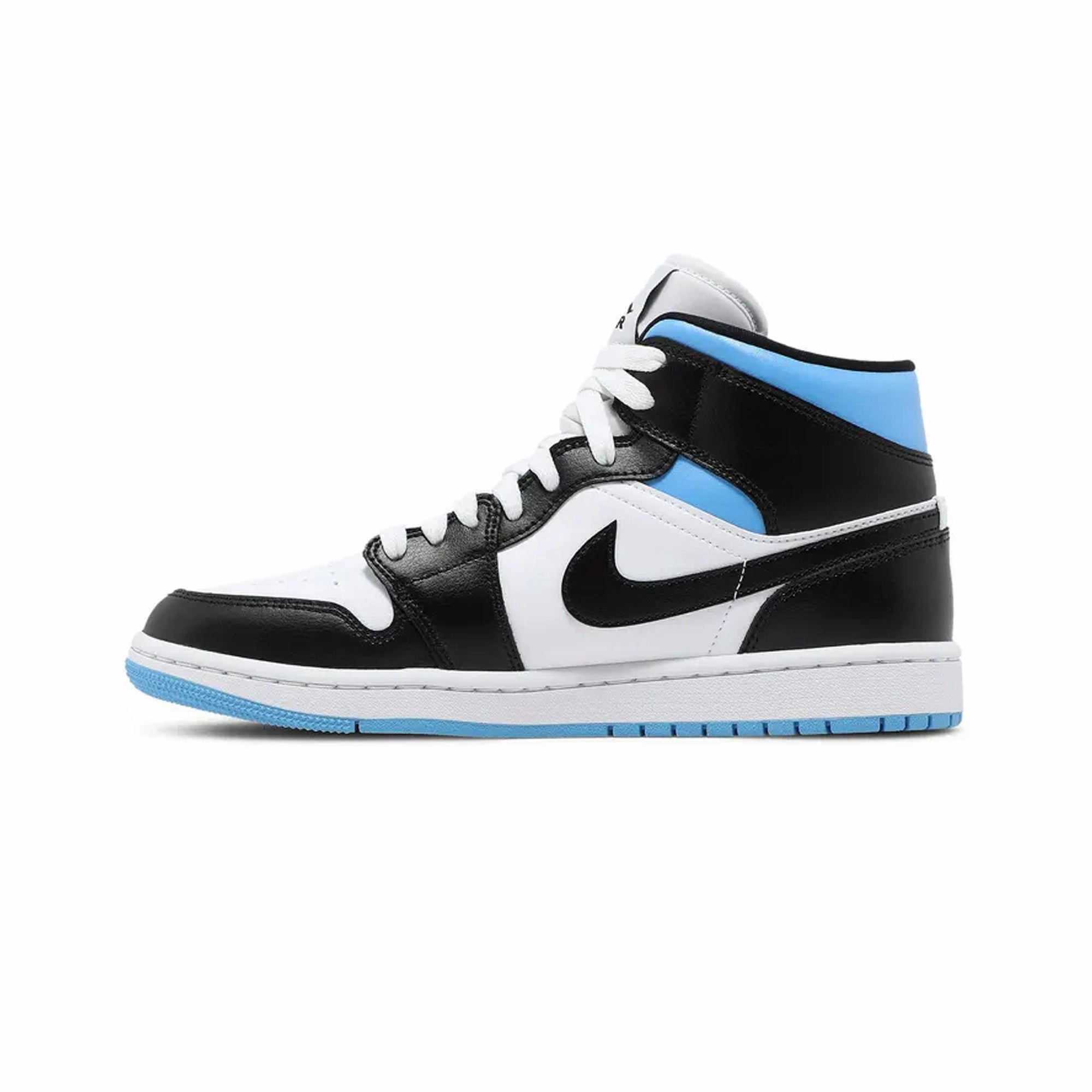 Air Jordan 1 Mid 'University Black White' W