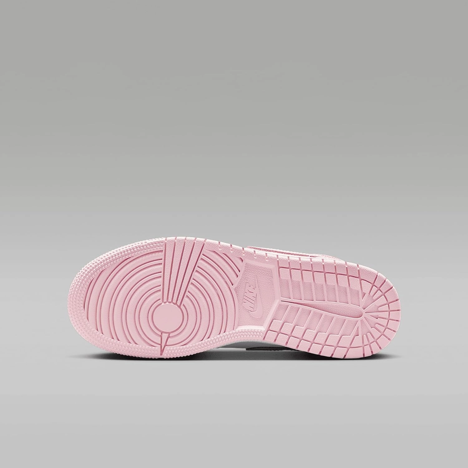 Air Jordan 1 Mid Big Kids' Shoes (DQ8423-608, Pink Foam/Fire Red/White)