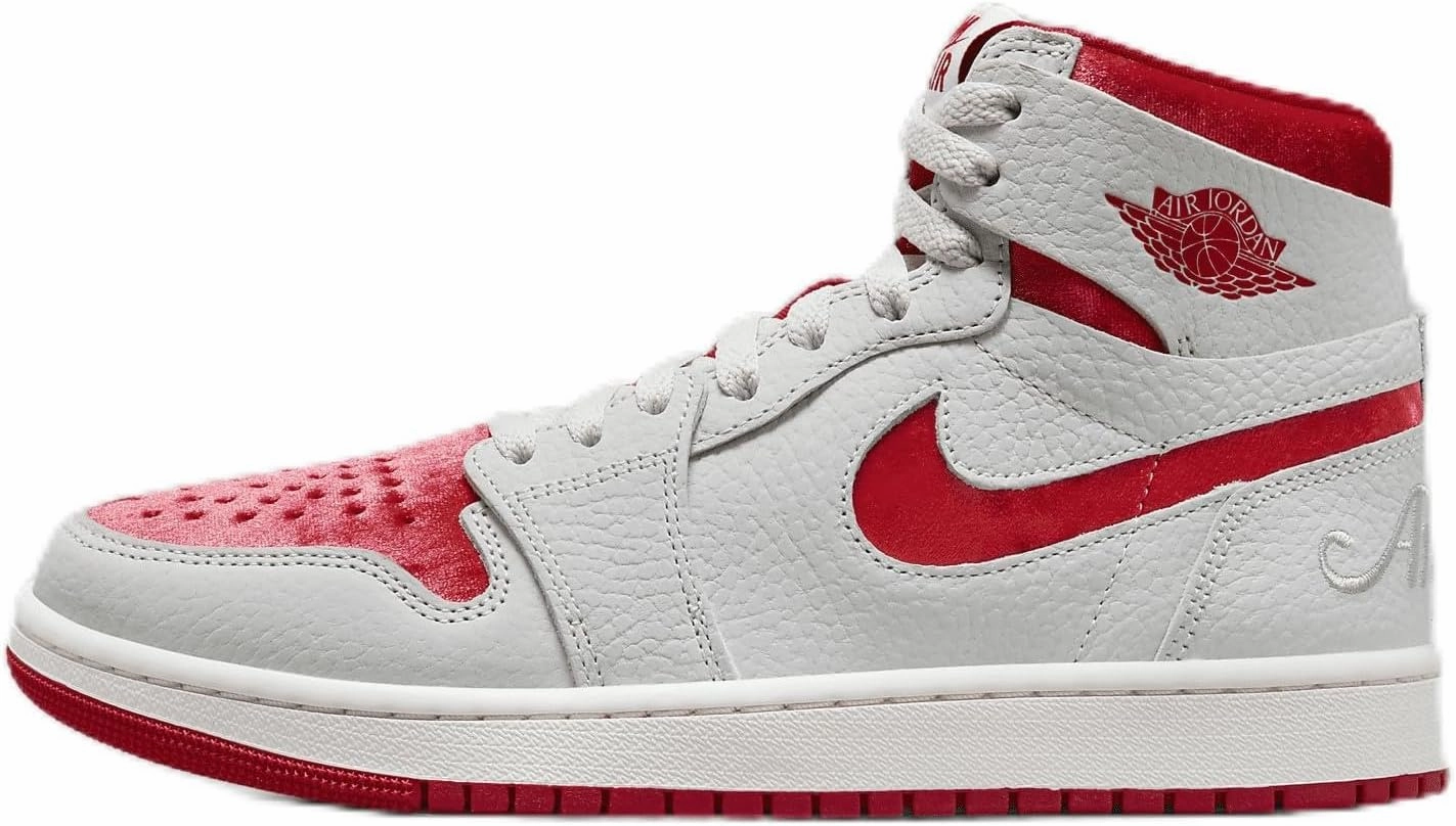 Air Jordan 1 Zoom CMFT 2 "Valentines Day Women's Shoes (DV1304-106, Summit White/Phantom/Gym Red) Size 10