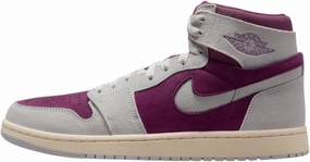 Air Jordan 1 Zoom CMFT 2 Women's Shoes (DV1305-600, Bordeaux/Light Bordeaux/Muslin/Neutral Grey) Size 8
