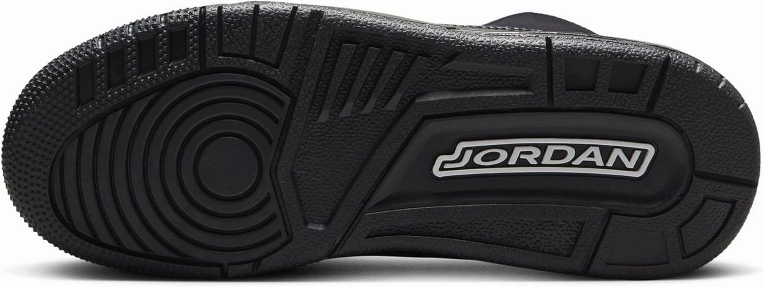 Air Jordan 3 Retro Green Glow Big Kids' Shoes (DM0967-001, Black/White/Dark Charcoal)