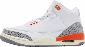 Air Jordan 3 Retro Womens Shoes White/Cosmic Clay-SAIL Size-10