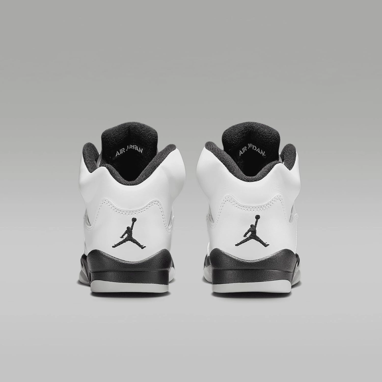 Air Jordan 5 Retro Big Kids' Shoes (440888-110, White/Sail/Metallic Silver/Black)