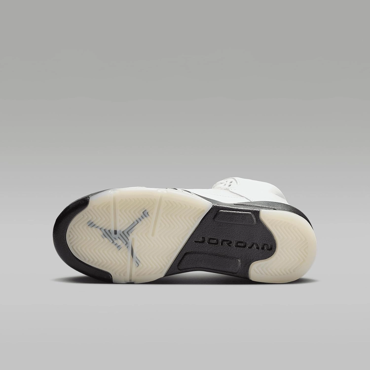 Air Jordan 5 Retro Big Kids' Shoes (440888-110, White/Sail/Metallic Silver/Black)