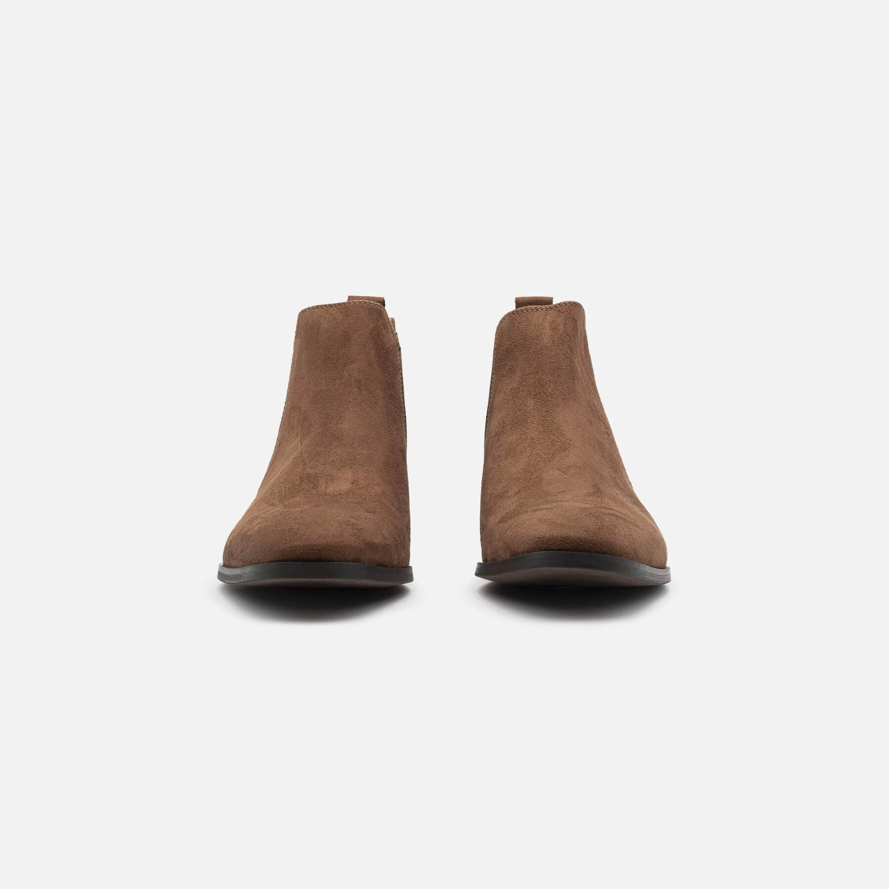 Alan Men's Vegan Ankle Boots | Brown Nubuck