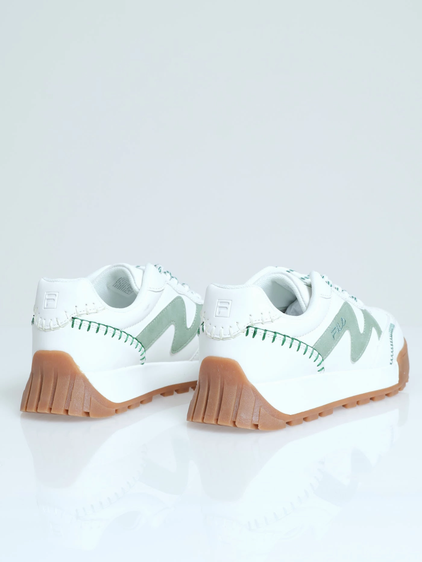 Alessandra Patchwork Sneaker - White/Green