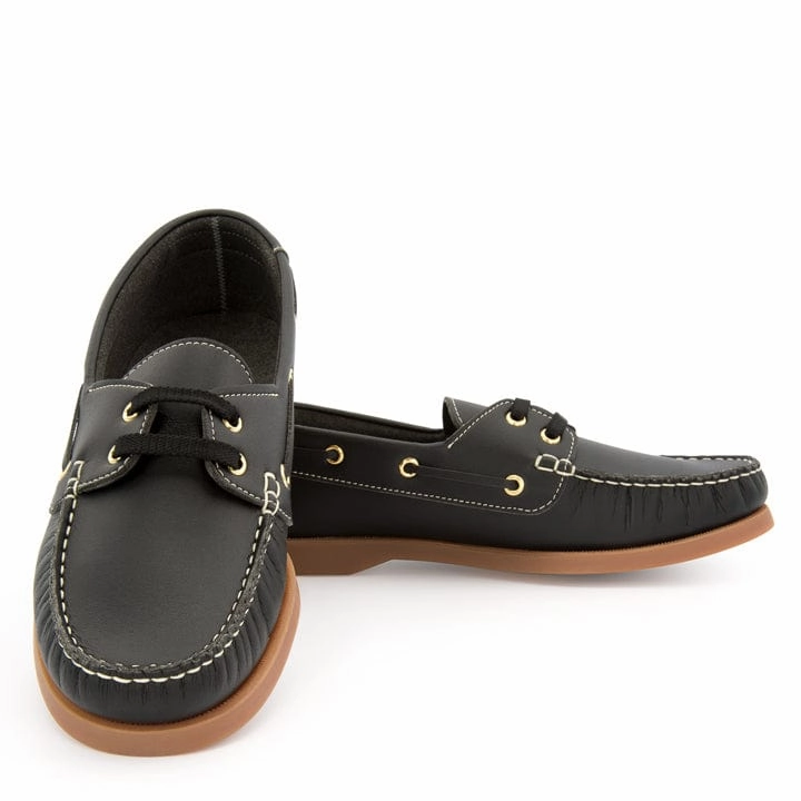 Alex Men's Nappa Vegan Moccasin Loafers | Black