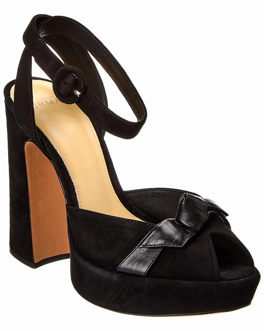 Alexandre Birman Pepitta 120 Suede Platform Sandal