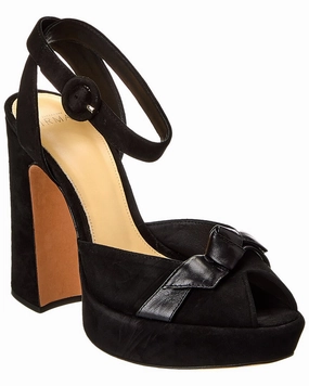Alexandre Birman Pepitta 120 Suede Platform Sandal