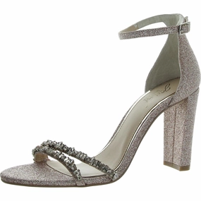 Alia Womens Satin Dressy Ankle Strap