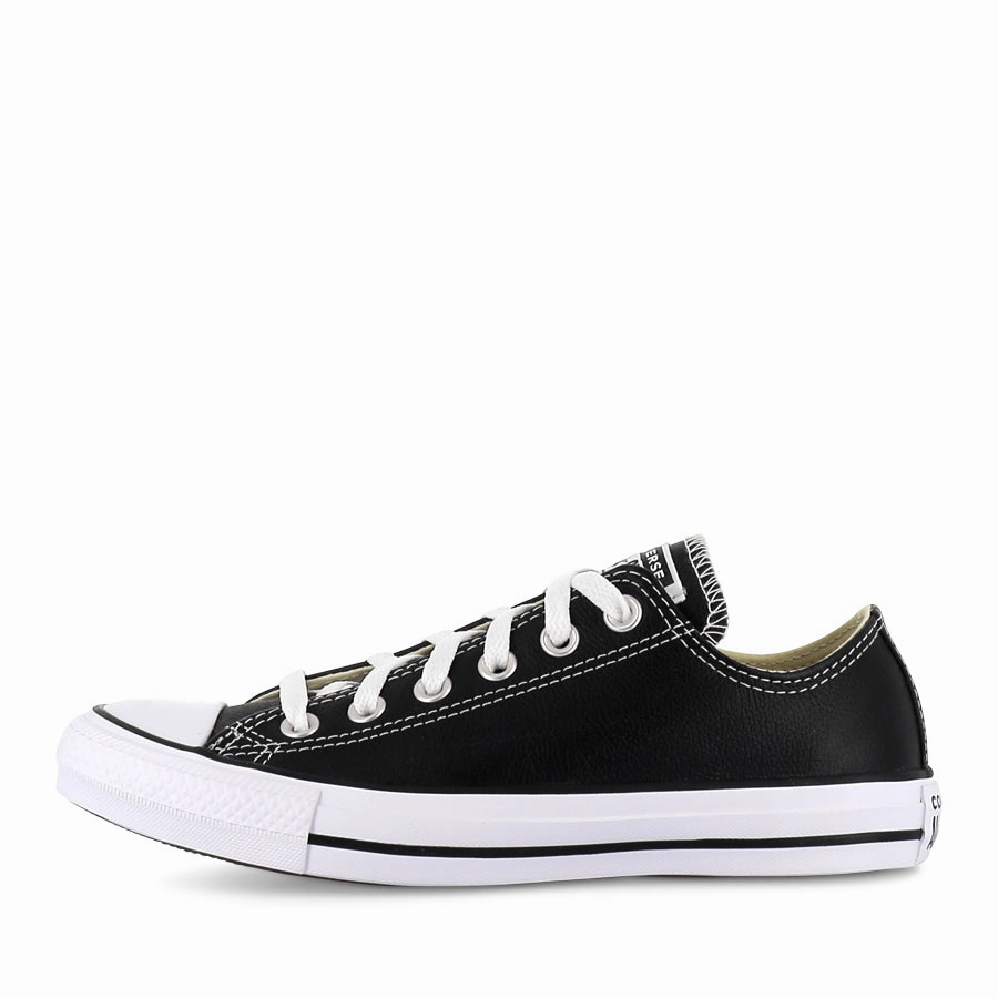 ALL STAR LOW LEATHER - BLACK