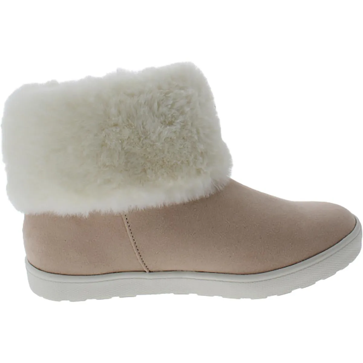 Alma Grove Girls Faux Suede Comfort Winter & Snow Boots