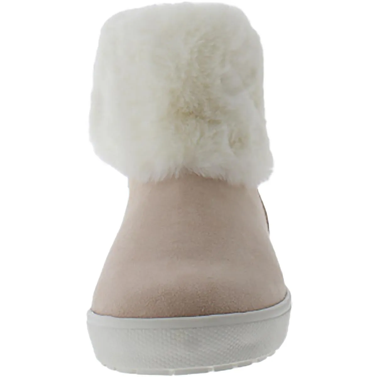Alma Grove Girls Faux Suede Comfort Winter & Snow Boots