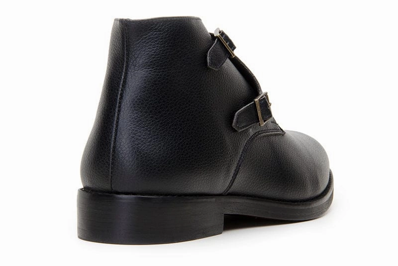 Ambassador Vegan Leather Buckle Boots | Multiple Colours