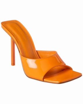AMINA MUADDI Laura 95 Patent Sandal