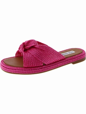 Ansle Womens Slip-On Twist Slide Sandals