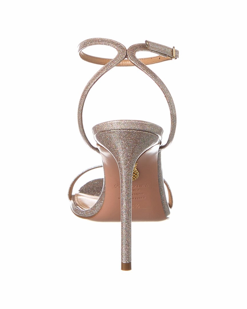Aquazzura Olie 105 Glitter Sandal