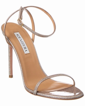 Aquazzura Olie 105 Glitter Sandal