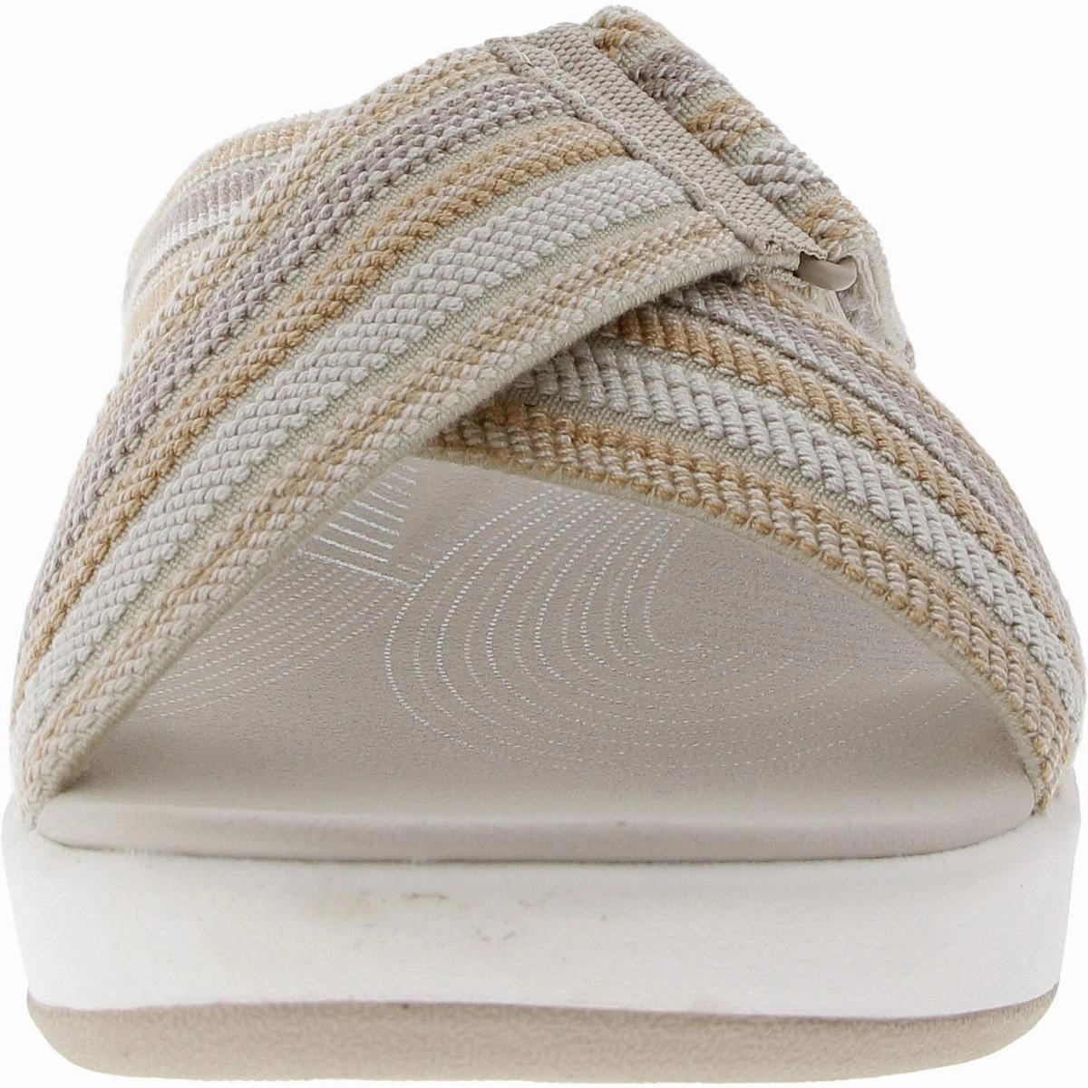 Arla Wave Womens Cushioned Footbed Criss-Cross Platform Sandals