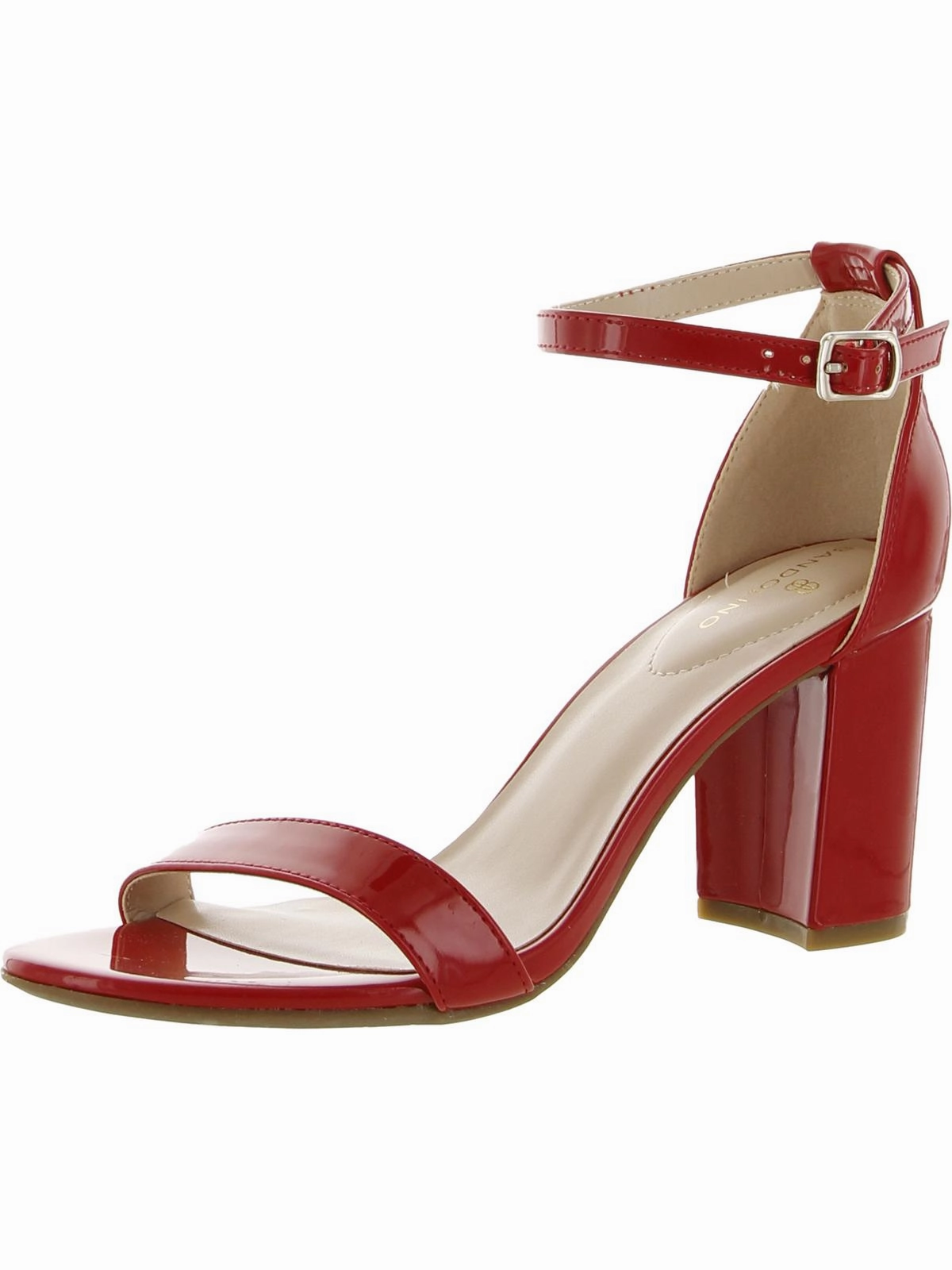 Armory Womens Patent Ankle Strap Heels