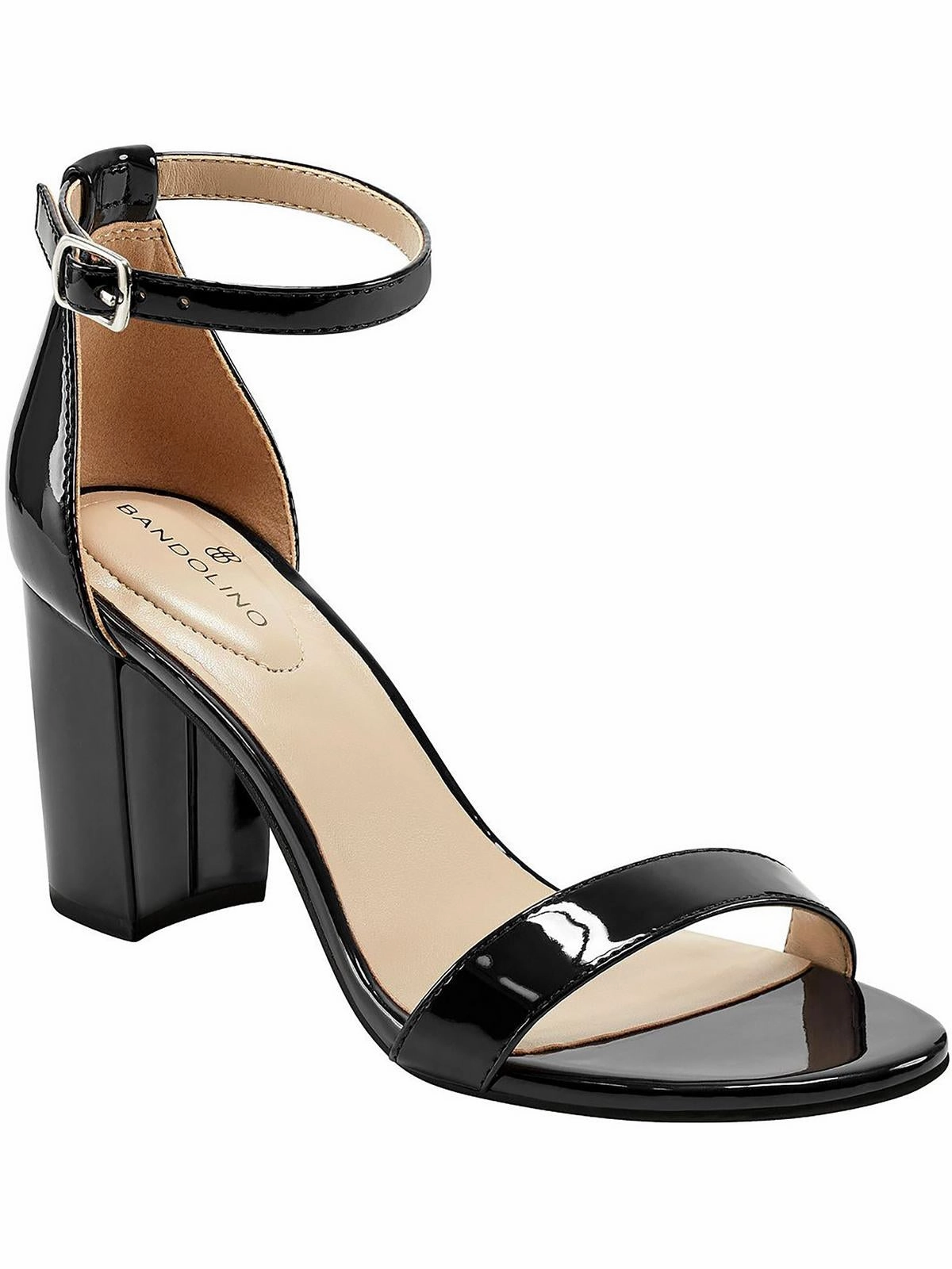 Armory Womens Patent Ankle Strap Heels
