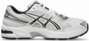 ASICS Kid's GEL-1130 Grade School Sportstyle Shoes, 5, WHITE/MIDNIGHT