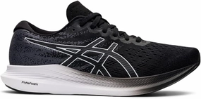 ASICS Women's EvoRide 3 Running Shoes, 9.5, Black/White