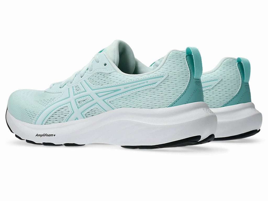 ASICS WOMEN'S GEL CONTEND 9 SEA GREEN RUNNNING SHOES