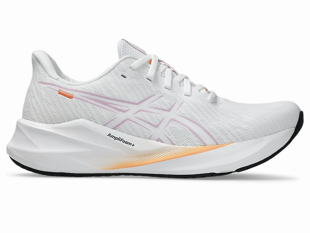 ASICS WOMEN'S VERABLAST 4 WHITE/UBE RUNNING SHOES